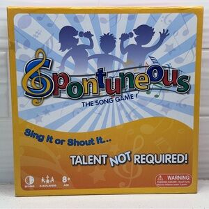 Spontuneous: The Song Game - Sing It Or Shout It! -Board Game - Complete Set